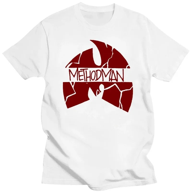 Metode MAN Clan Vintage 90S Raekwon ODB GZA Kaus Hip Hop Rap T Shirt Summer Men Short Sleeve T-shirts Tee Casual Cotton T-shirts