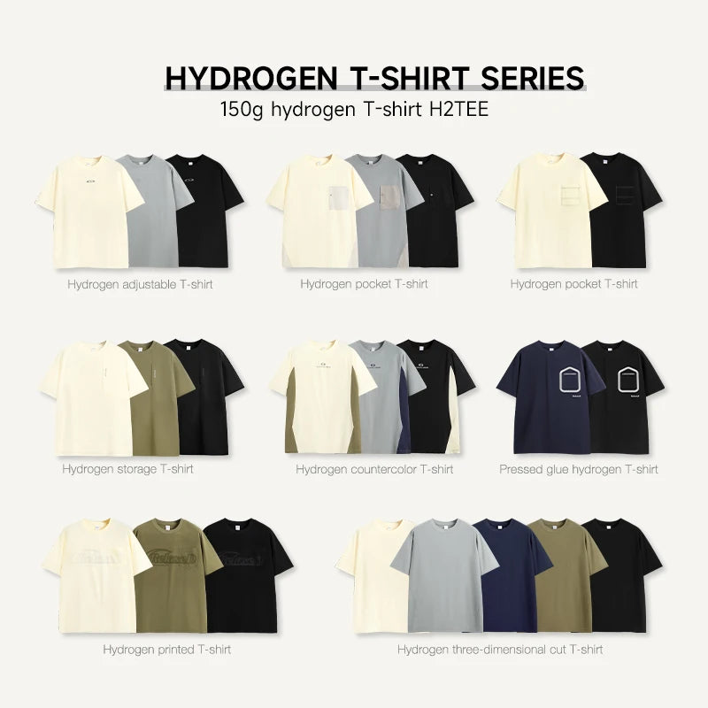 INFLATION Sportswear Hydrogen Tailored T-shirt Men Outdoor Lightweight Stretch Breathable Tees