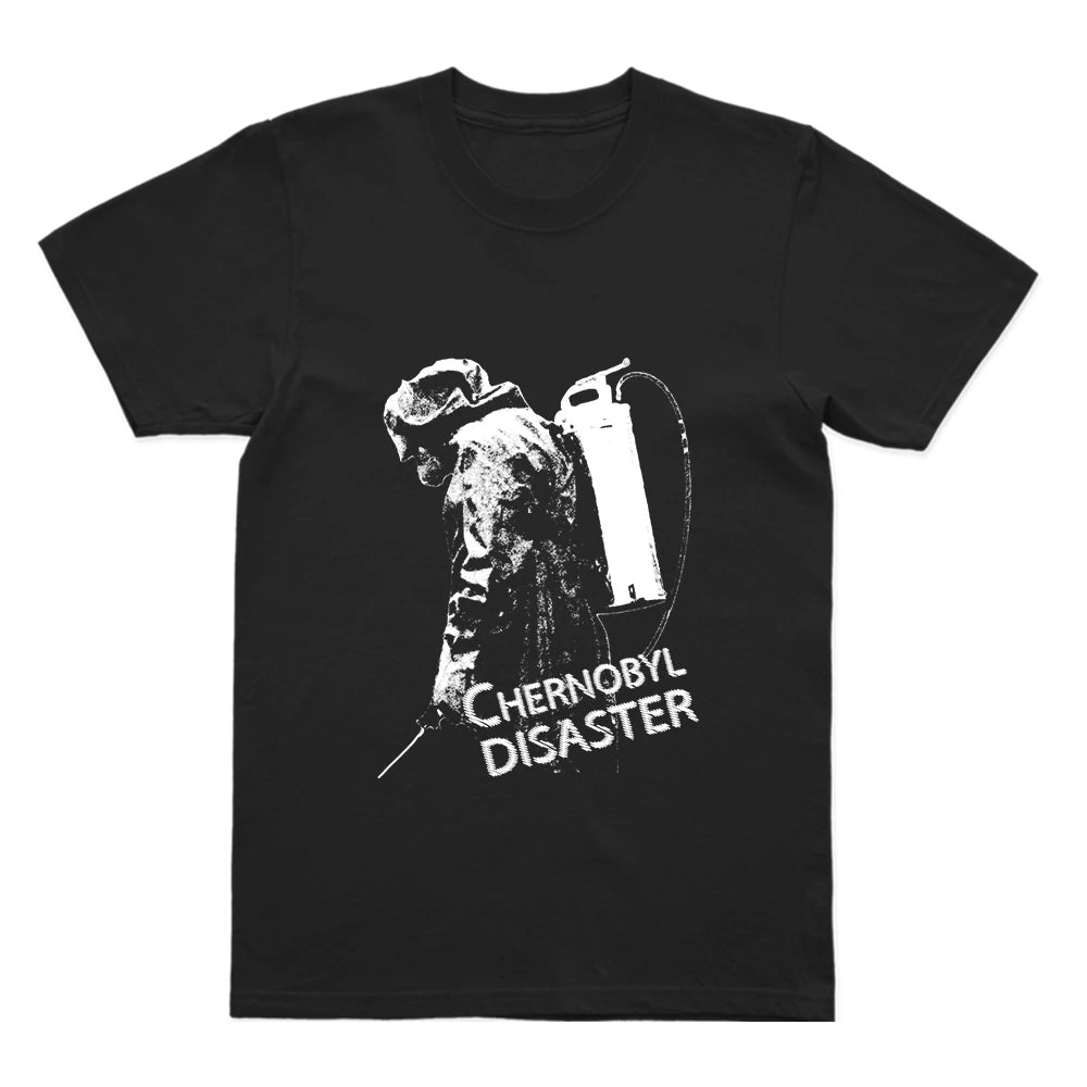 Coolmind U0104-T2 Chernobyl Disaster Print Men T Shirt Casual Exclusive Graphic Men Tshirt Big Size Tee Shirts