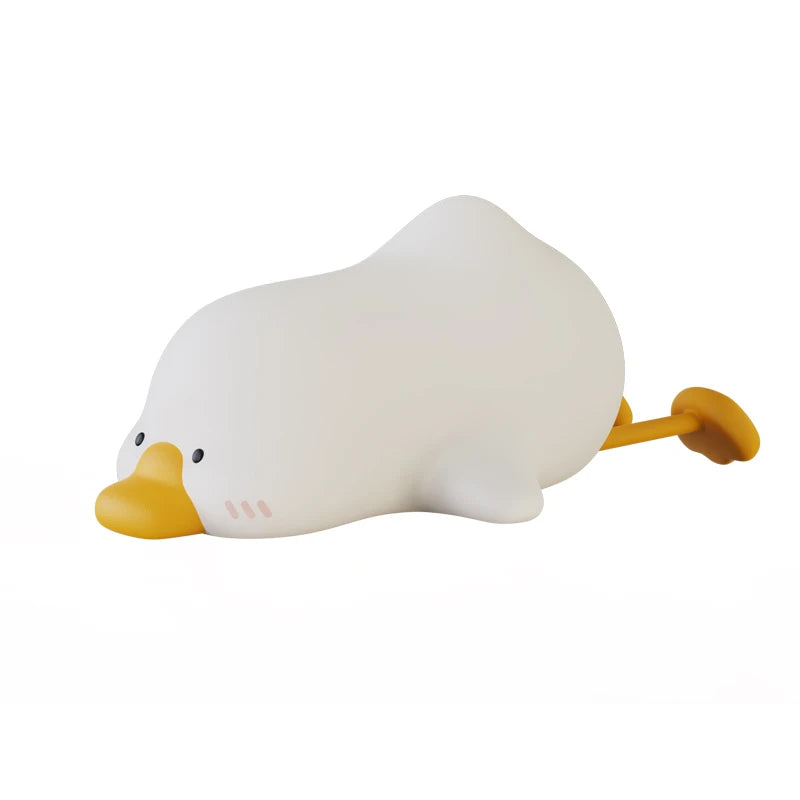 BANDIAN LED Cute Children Night Light Rechargeable Silicone Duck Lamp Child Holiday Gift Sleeping Creative Desktop Decor Lamp