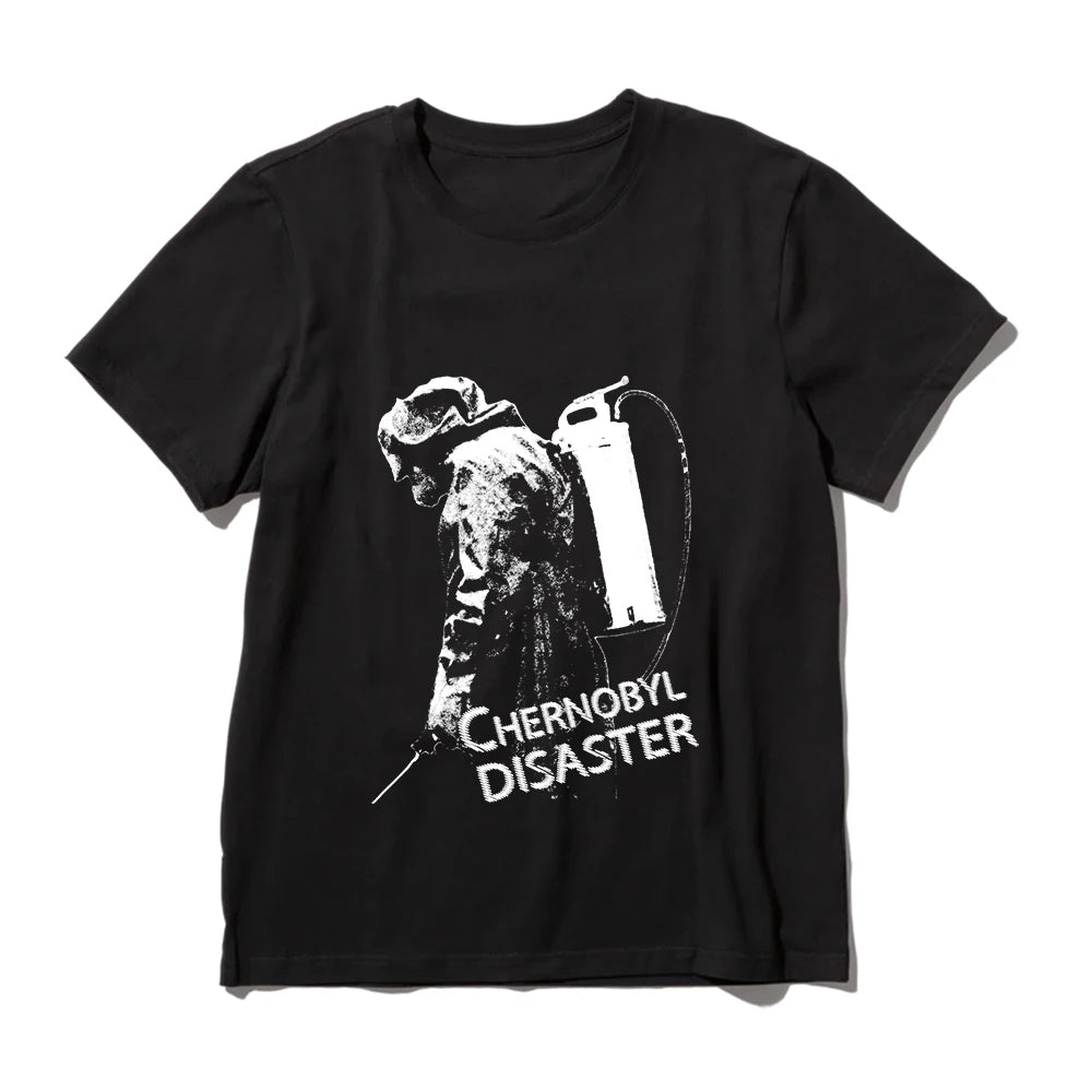 Coolmind U0104-T2 Chernobyl Disaster Print Men T Shirt Casual Exclusive Graphic Men Tshirt Big Size Tee Shirts