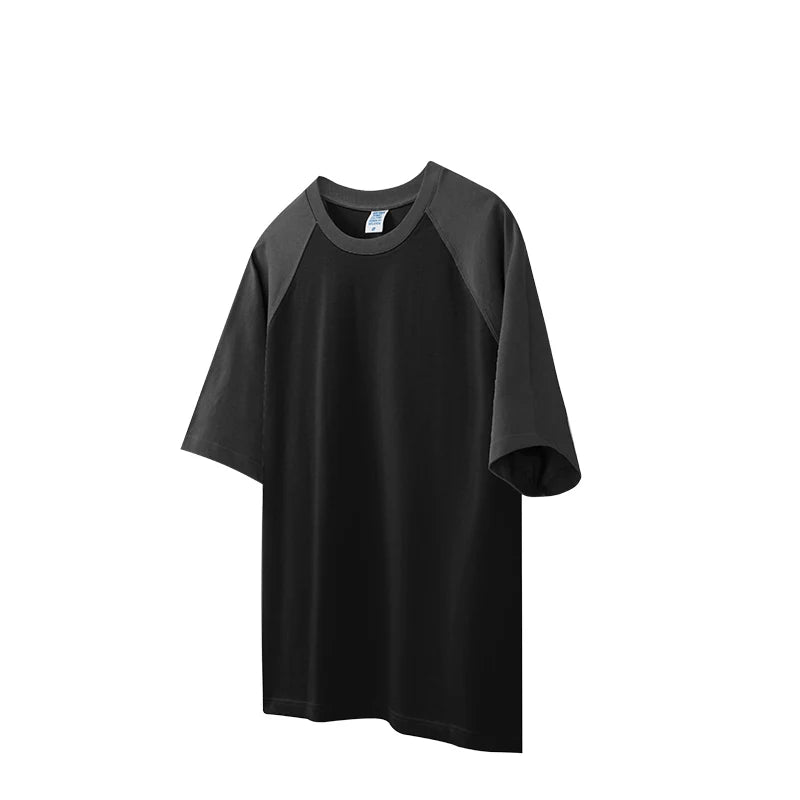 INFLATION Raglan Sleeve Minimalist T-shirts Unisex Colorblock Oversized Tees Mens Tops 2419S23