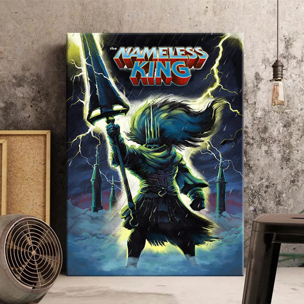 Dark Souls Game Poster Retro Movie Hot YHORM THE GIANT Canvas Wall Print Art Picture for Home Living Room Wall Decor Unframed