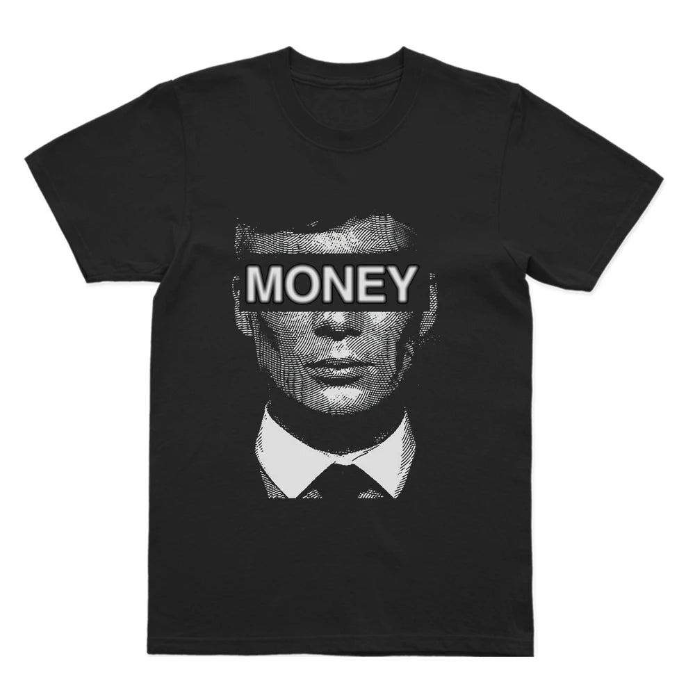 Coolmind U0034-T2 Cool Exclusive Graphic Money Print Men T Shirt Casual Big Size Unisex Tshirt Totton Tee Shirts