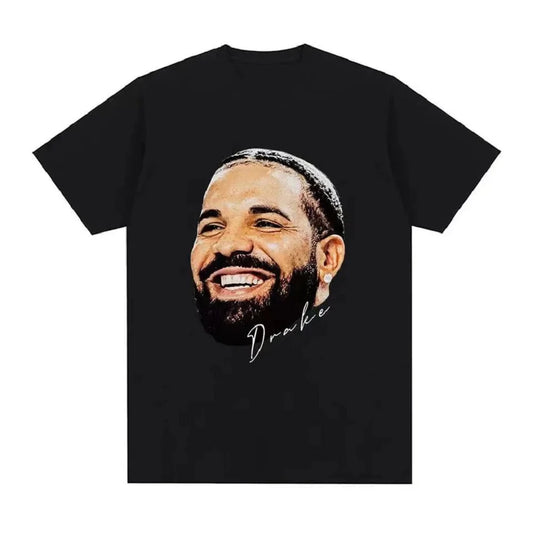 Hip Hop Rapper Drake Graphic T Men Vintage Gothic Oversized Short Sleeve  Casual Cotton T-shirts Unisex Streetwear 80085