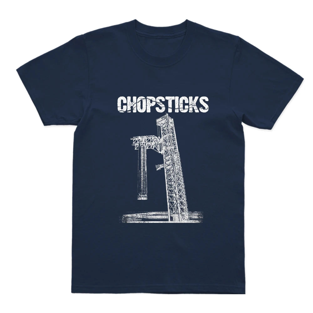 Coolmind U0161-T2 Chopsticks Rocket Print Cool Men T Shirt Big Size Exclusive Graphic Men Tshirt High Quality Unisex Tee Shirts