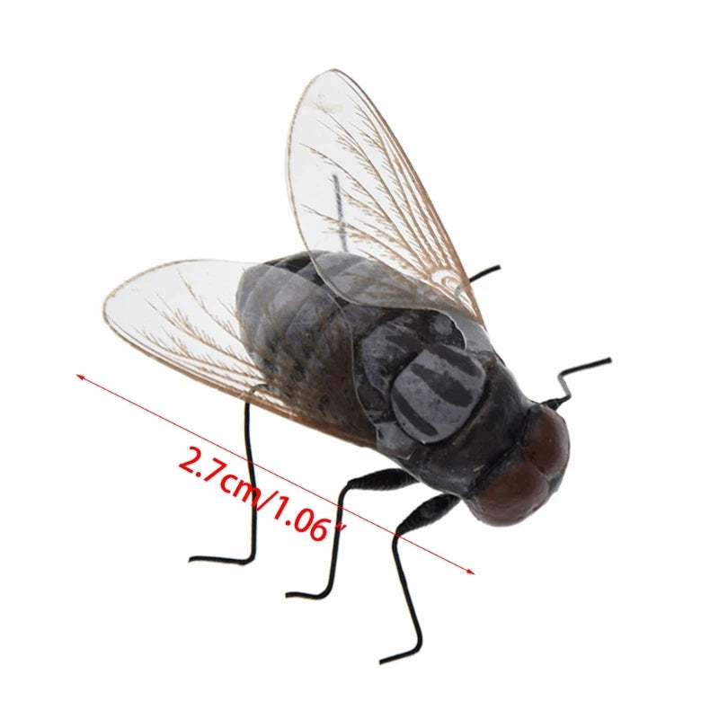 Simulation Fly Fridge Magnet 3D Insect Shape Refrigerator Magnetic Sticker Tricky Funny Home Kitchen Decorations Dropship