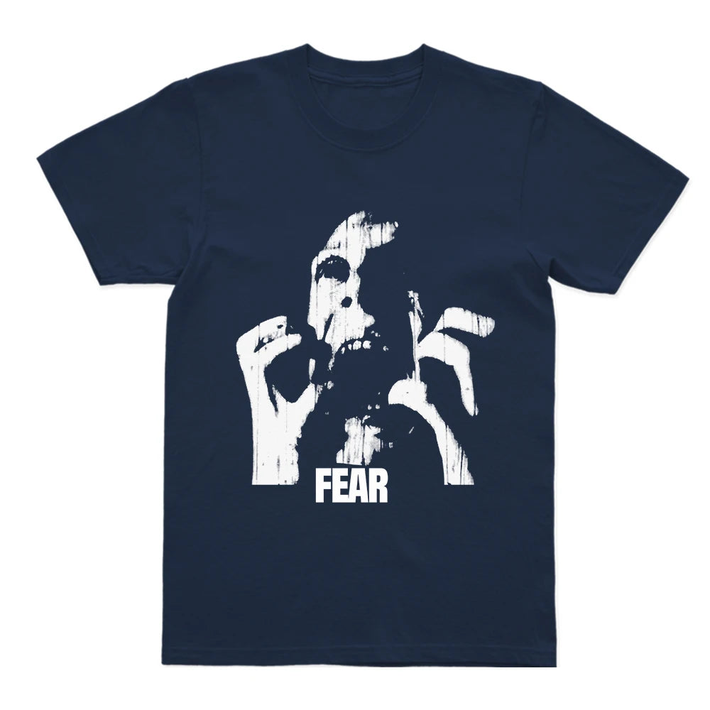 Coolmind U0059-T2 Fear Emotion Exclusive Graphic Men Tshirt Big Size 100% Cotton Men T Shirt Cool Tee Shirts Tops