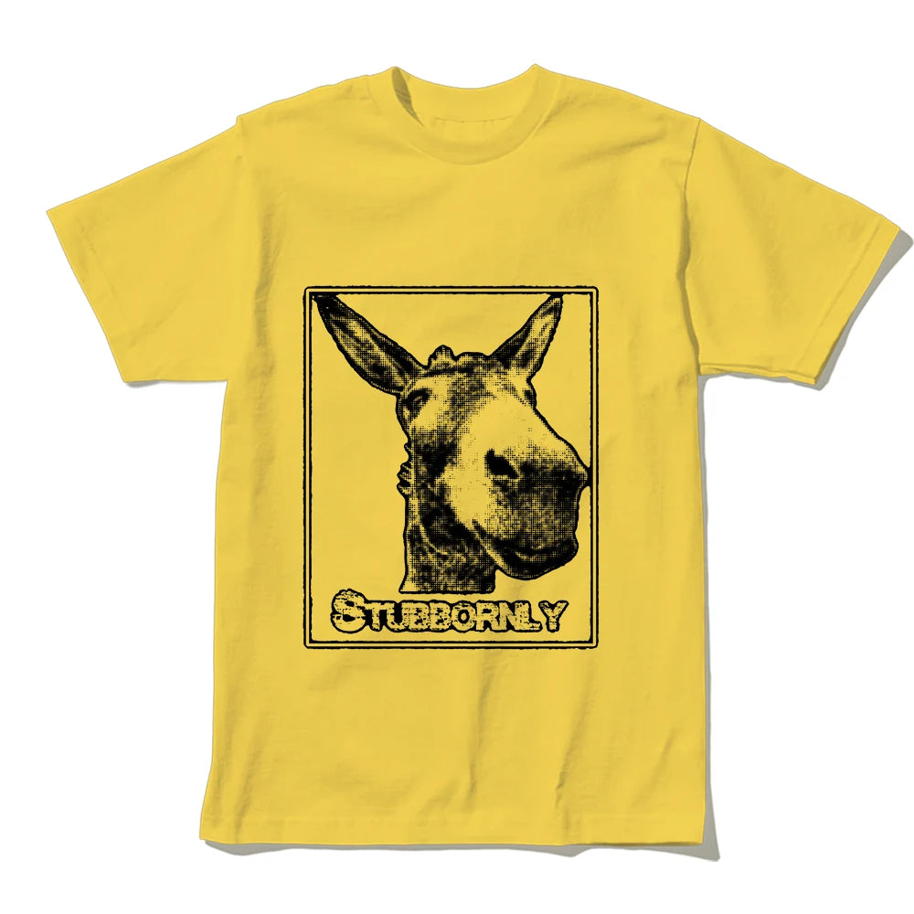 Coolmind U0056-T2 Funny Donkey Exclusive Graphic Men Tshirt 100% Cotton Cool Men Tshirt High Quality Unisex Tee Shirts