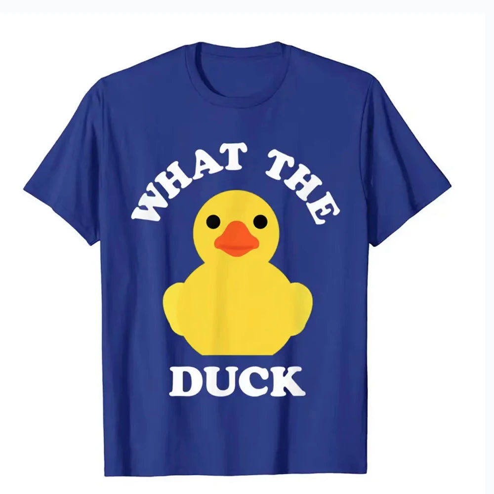 Cute Rubber Duck Lover Bird Quack Duckies Funny Ducky T-Shirt T  Fashion Men Tops Shirts Casual Cotton 80082