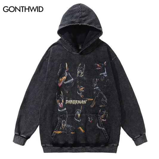 Doberman Dog Animal  Hoodie Sweatshirt