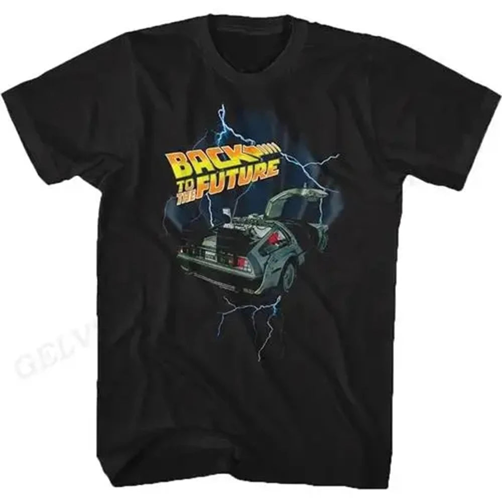 Back To The Future T Shirt Graphic Print Men Women Fashion Hip Hop Streetwear Short Sleeve Plus Size T Shirt Unisex 62473