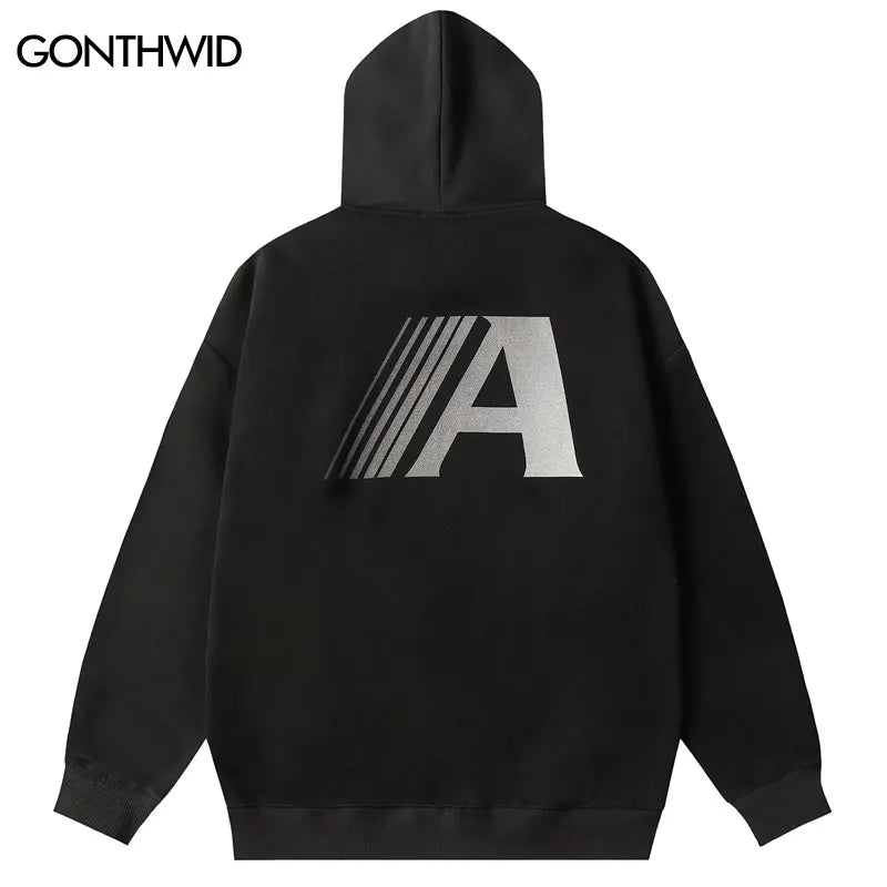 Men Hoodie Y2K Streetwear Graphic Print Patchwork Pullover Hooded Sweatshirt 2024 Hip Hop Harajuku Fashion Loose Unisex Hoodies