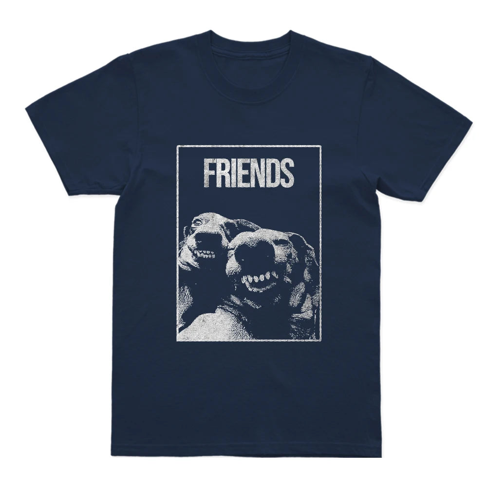 Coolmind U0106-T2 Funny Frined Dogs Print Men T Shirt Casual Streetwear Exclusive Graphic Men Tshirt Unisex Tee Shirts