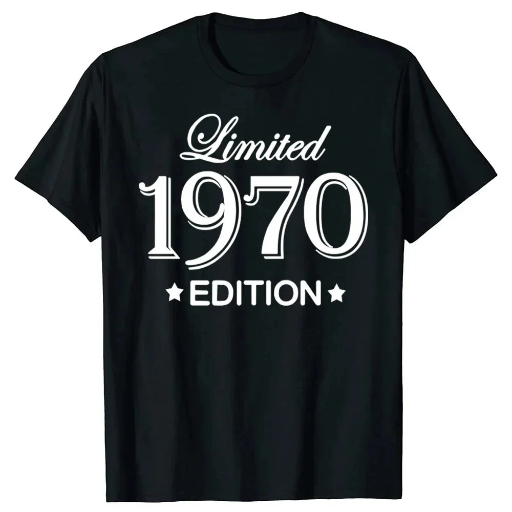 Graphic Birthday Gift Short Sleeved 54 Years Old Born in 1970 Shirt 54th Birthday Summer T-shirt Retro Vintage 1970 Tshirt 42853