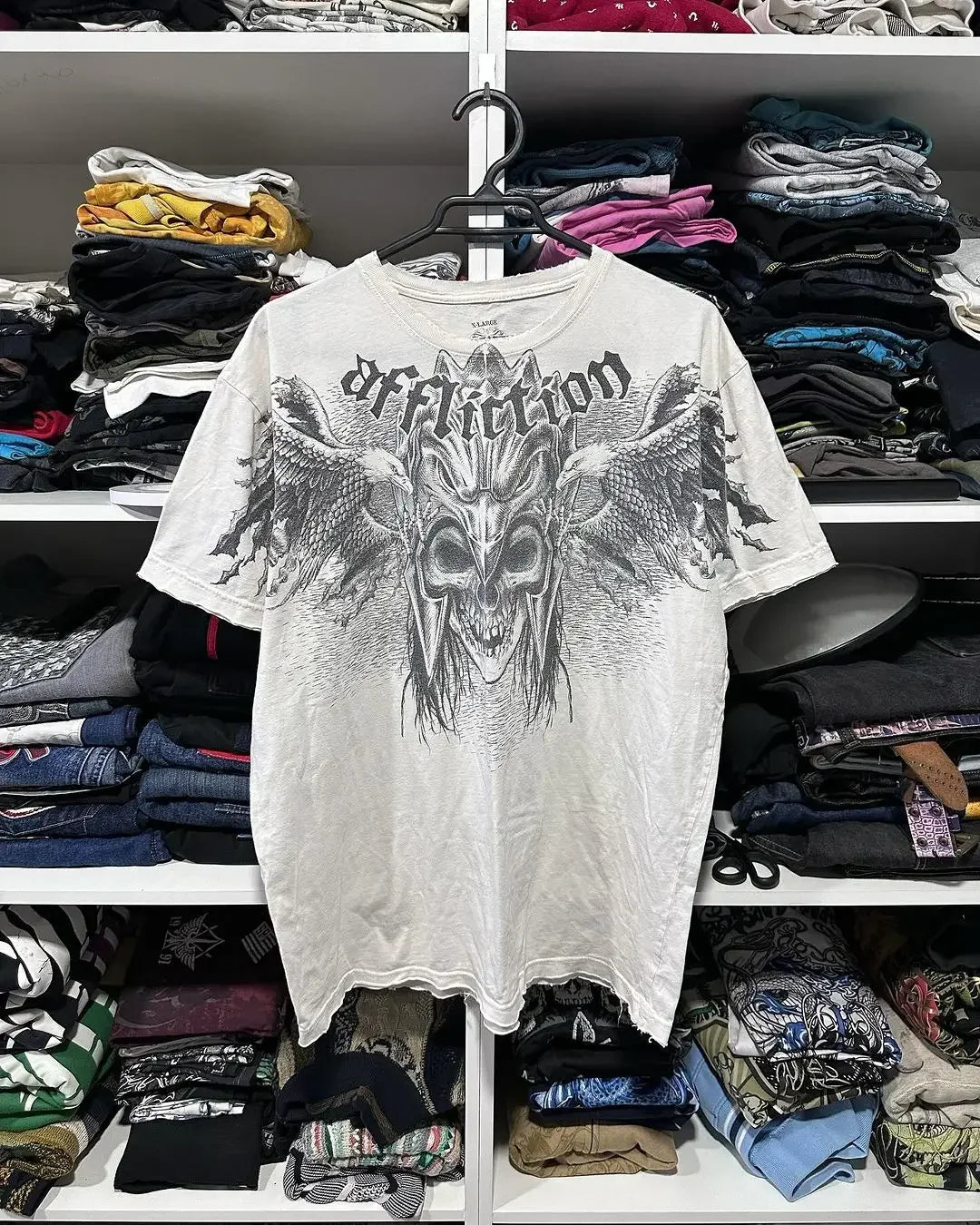 Y2k Pain T-Shirt Hip Hop Skull Graphic  New Harajuku Round Neck Oversized T-Shirt Short Sleeve Tops Gothic Clothing Street Wear