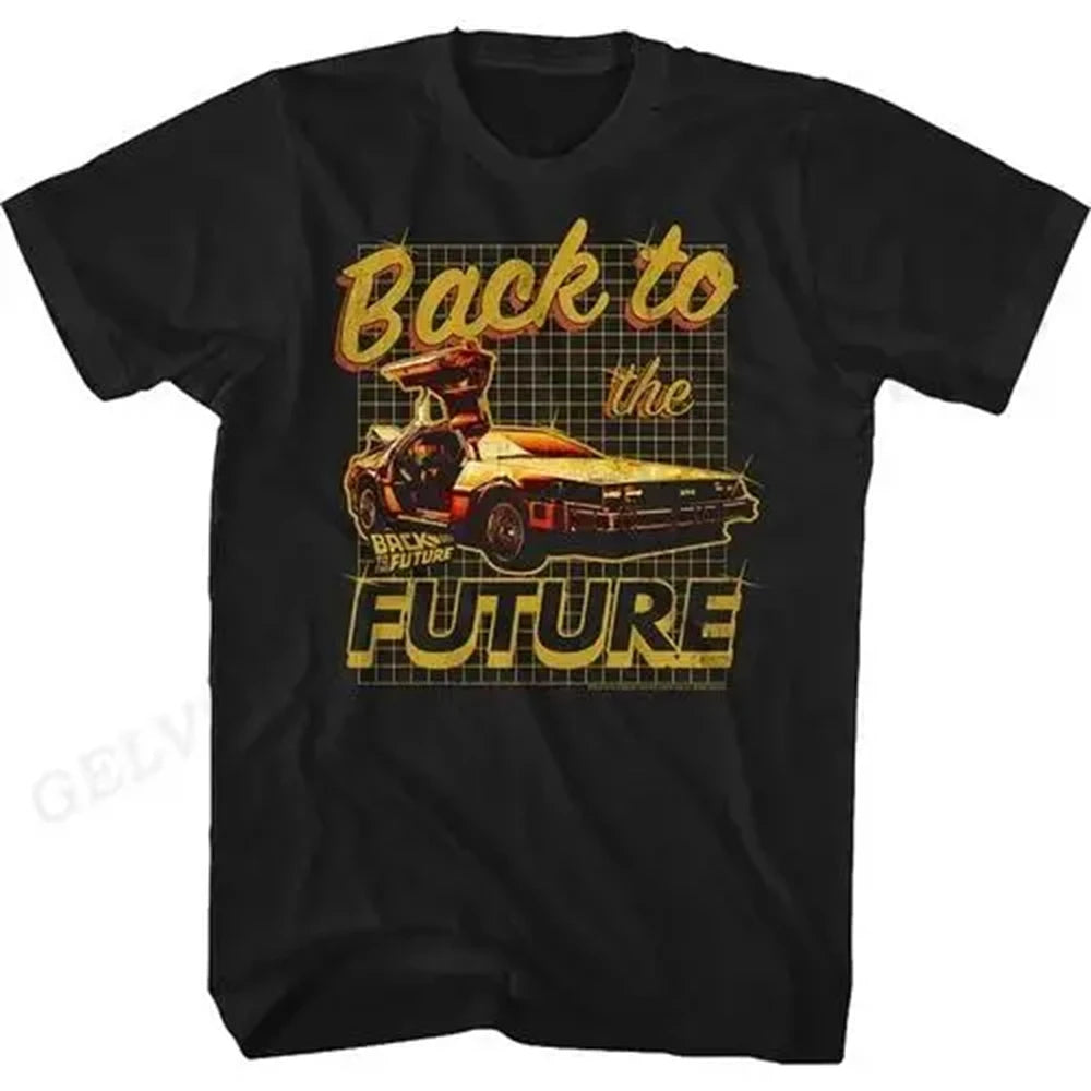 Back To The Future T Shirt Graphic Print Men Women Fashion Hip Hop Streetwear Short Sleeve Plus Size T Shirt Unisex 62473