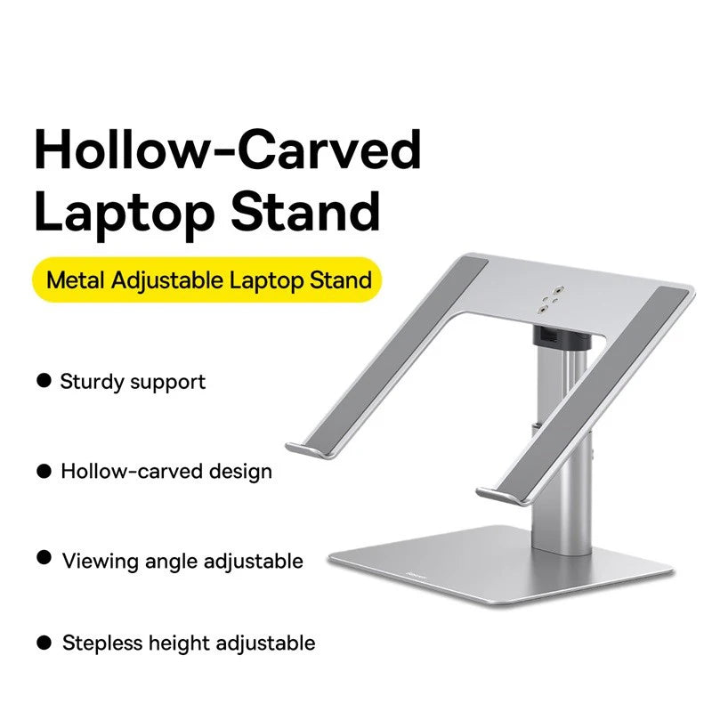 Baseus Laptop Stand Adjustable Non-slip Desktop Laptop Holder Aluminum Alloy Notebook Stand  For Macbook Air Pro Tablet Holder