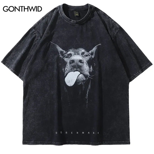 Vintage Oversize Dog T-Shirt