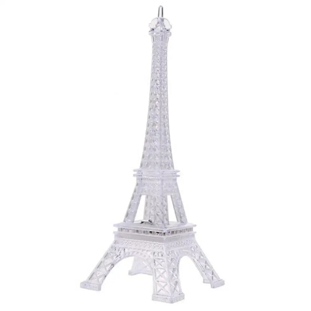 LED Eiffel Tower Figurines World Building Romantic Paris Eiffel Tower Night Light Home Decoration Valentine's Day Xmas Gifts