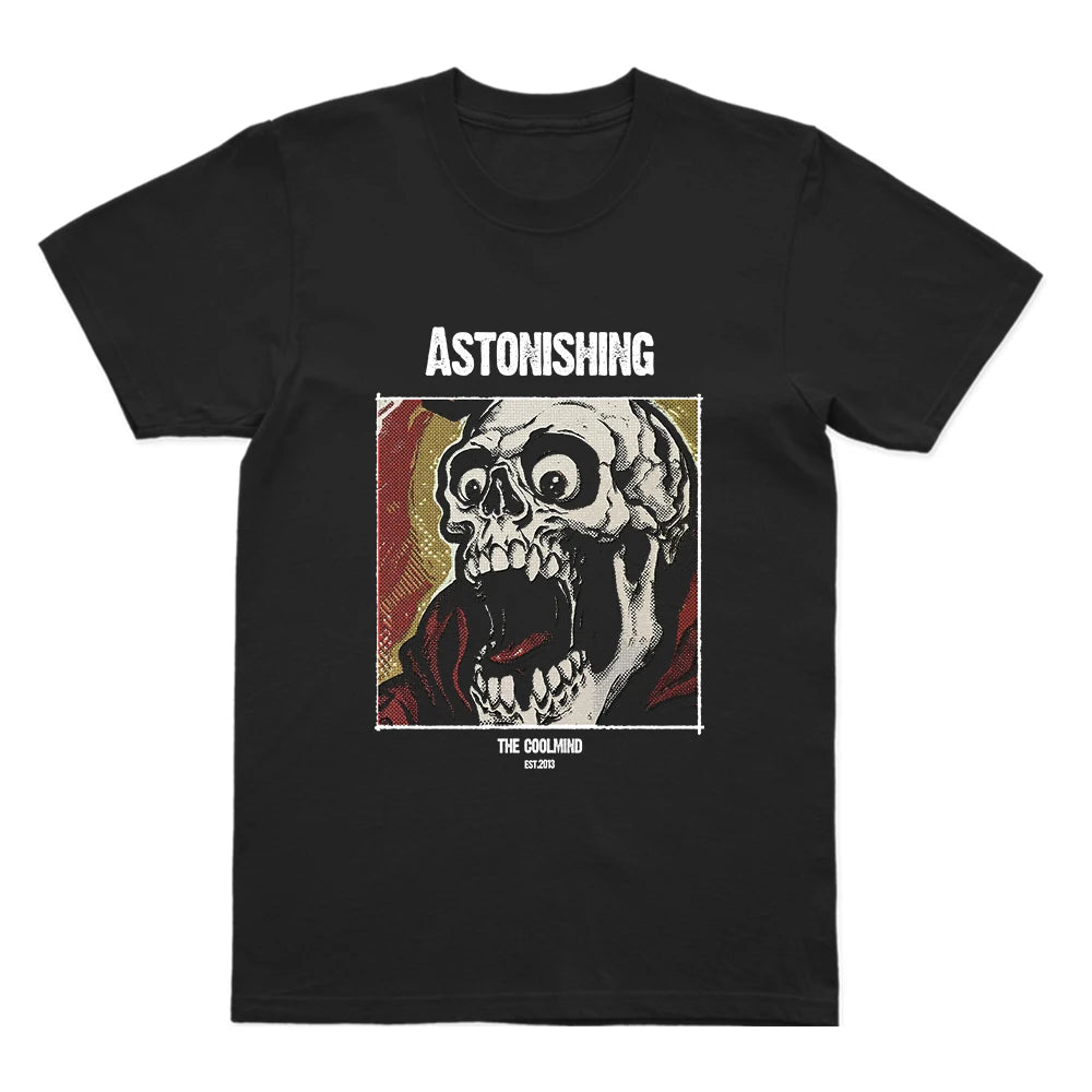 Coolmind U0144-T2 Skull Exclusive Graphic Men T Shirt 100% Cotton Cool Streetwear Men Tshirt Big Size Unisex Tee Shirts