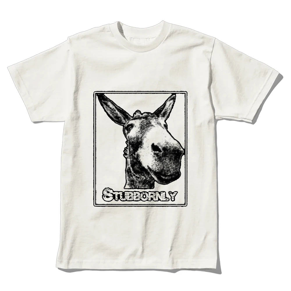 Coolmind U0056-T2 Funny Donkey Exclusive Graphic Men Tshirt 100% Cotton Cool Men Tshirt High Quality Unisex Tee Shirts