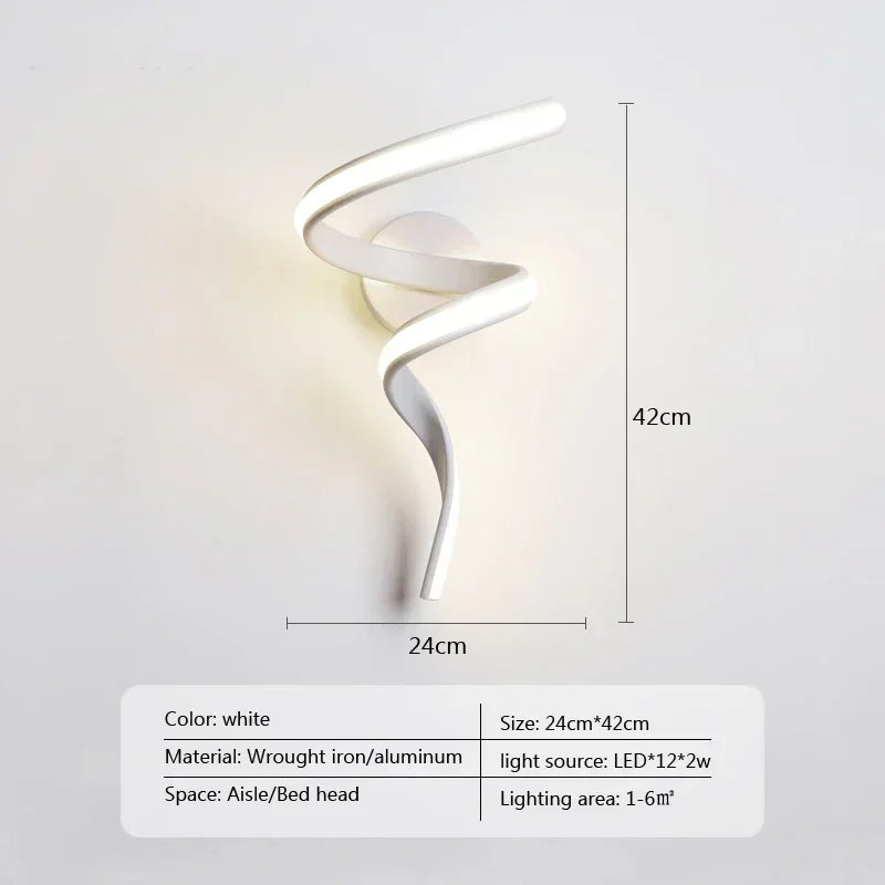 LED Wall Lamp Modern Minimalist Home wall light Indoor Decor For Living Room Bedroom Bedside Background Light Decoration Sconce