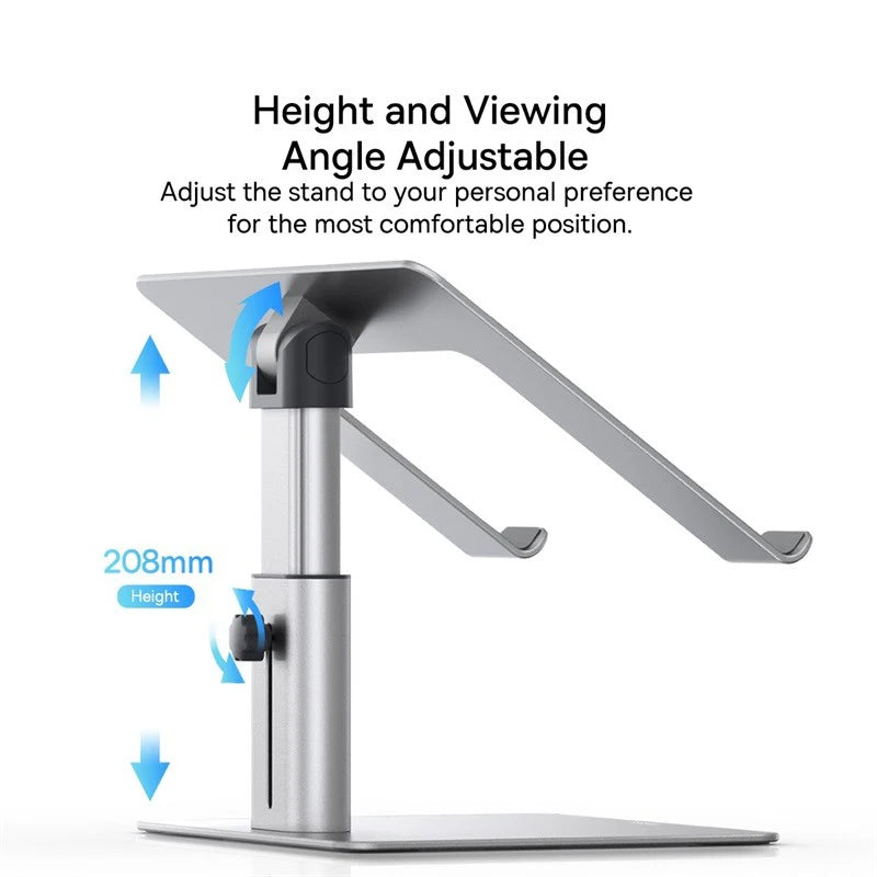 Baseus Laptop Stand Adjustable Non-slip Desktop Laptop Holder Aluminum Alloy Notebook Stand  For Macbook Air Pro Tablet Holder