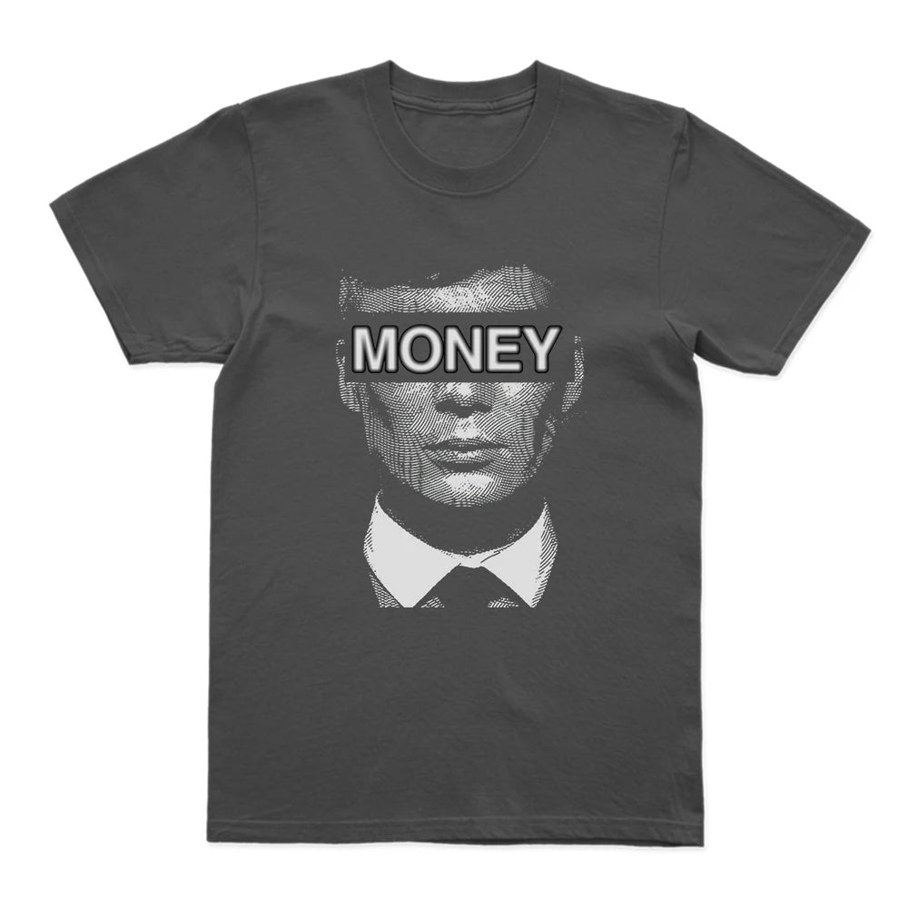 Coolmind U0034-T2 Cool Exclusive Graphic Money Print Men T Shirt Casual Big Size Unisex Tshirt Totton Tee Shirts