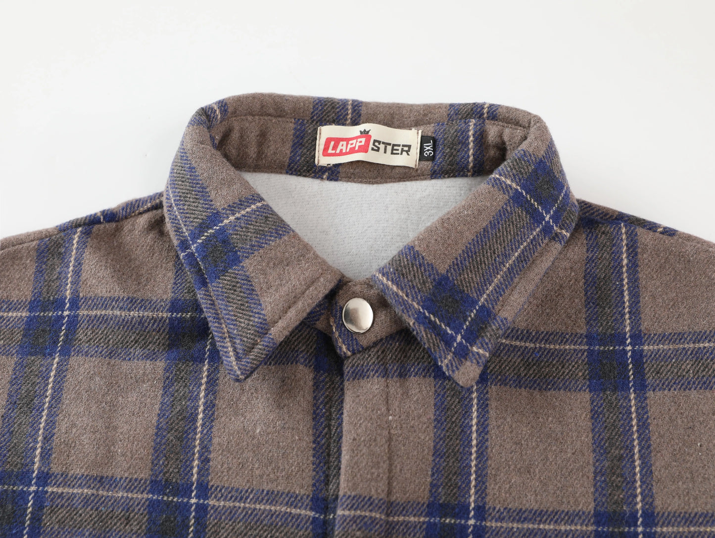 LAPPSTER Autumn Winter Harajuku Vintage Flannel Plaid Mens Shirts Long Sleeve Fleece New In Shirts Femal Korean Fashions Blouses