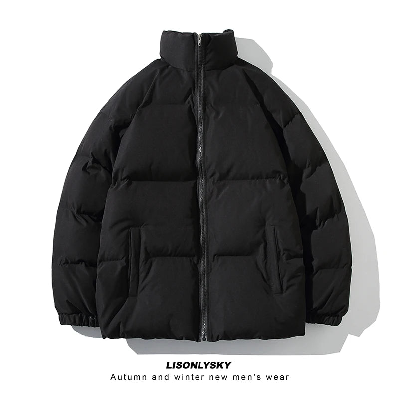 LAPPSTER Winter Harajuku Colorful Short Parkas Bubble Coat Men Streetwear Korean Fashions Jacket Black Clothes Puffer Jackets