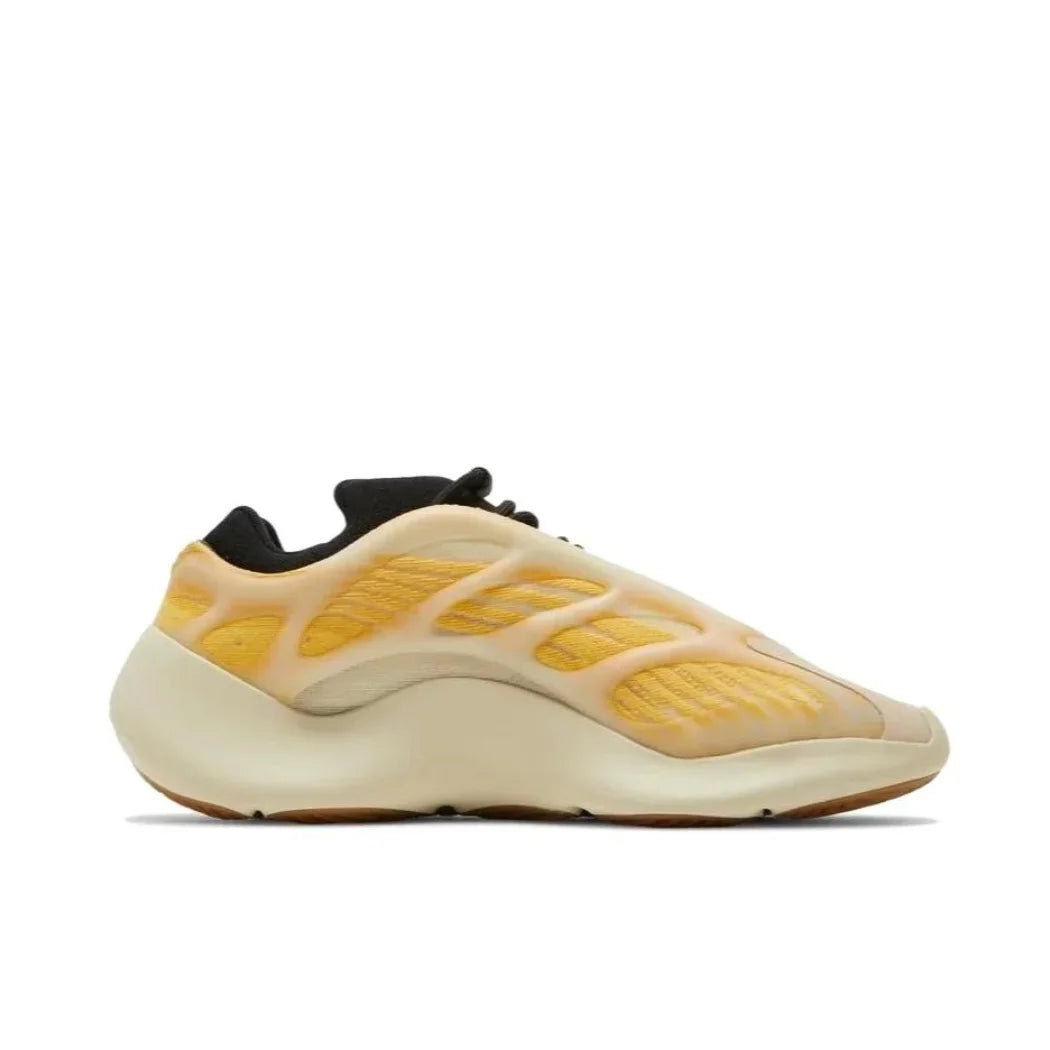 Adidas Yeezy Boost 700 V3 Low Men and Women sneakers Breathable comfort Casual Shoes shock absorption and bounce shoes yellow