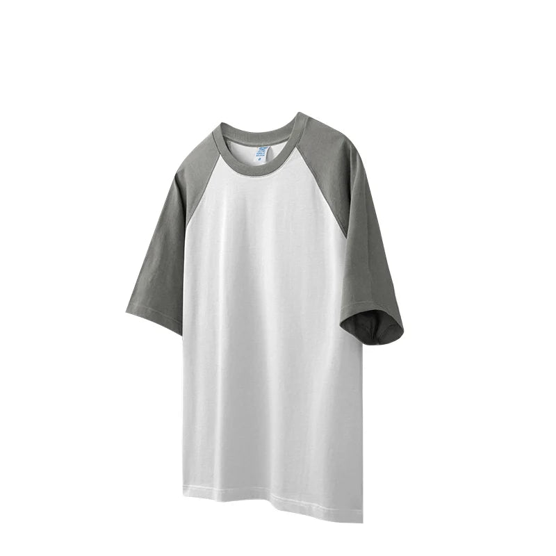 INFLATION Raglan Sleeve Minimalist T-shirts Unisex Colorblock Oversized Tees Mens Tops 2419S23