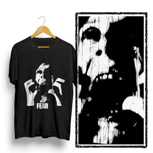 Coolmind U0059-T2 Fear Emotion Exclusive Graphic Men Tshirt Big Size 100% Cotton Men T Shirt Cool Tee Shirts Tops