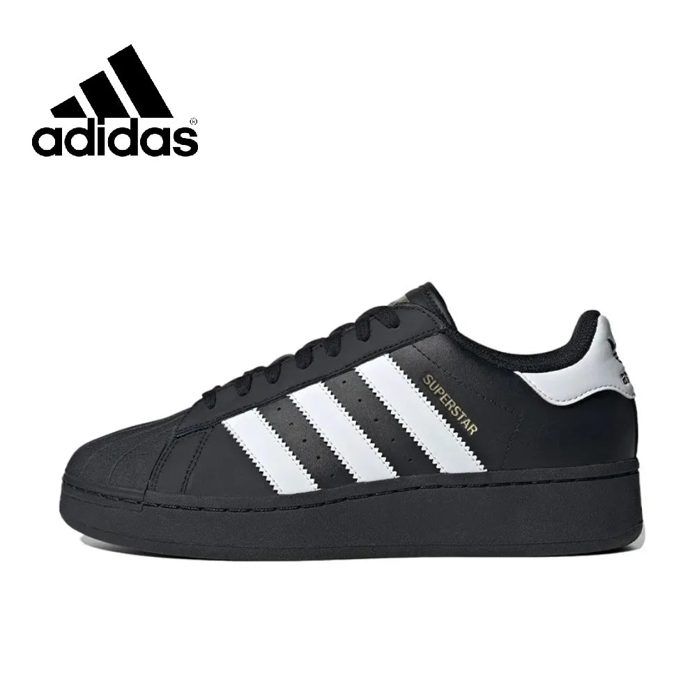 Adidas Superstar xLG low shoes men and women winter Casual Fashion board shoes Lightweight and breathable sneakers black&white