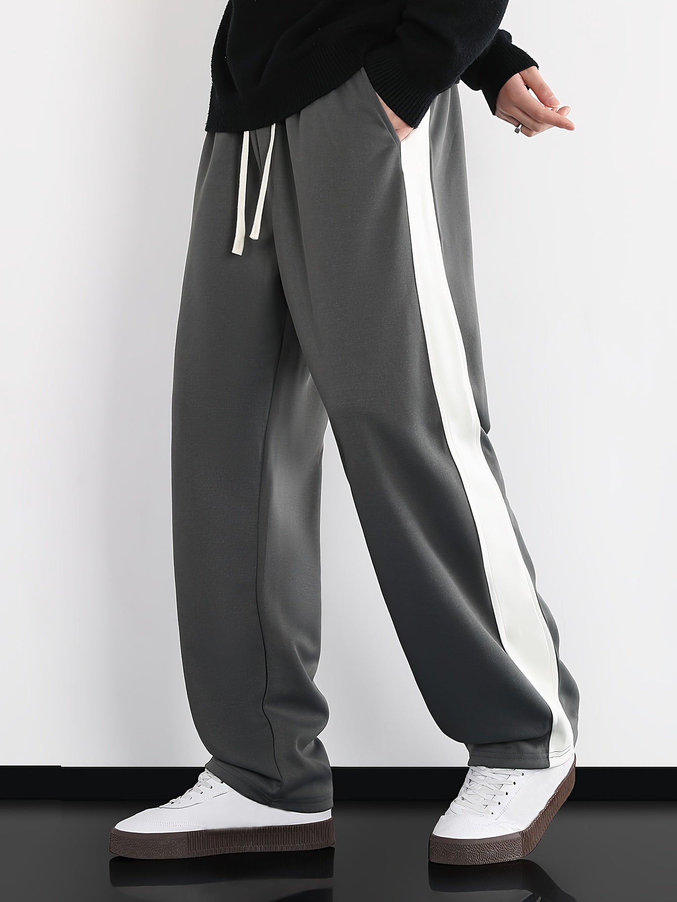 Men's spring, summer and autumn sports and fitness loose and versatile casual pants