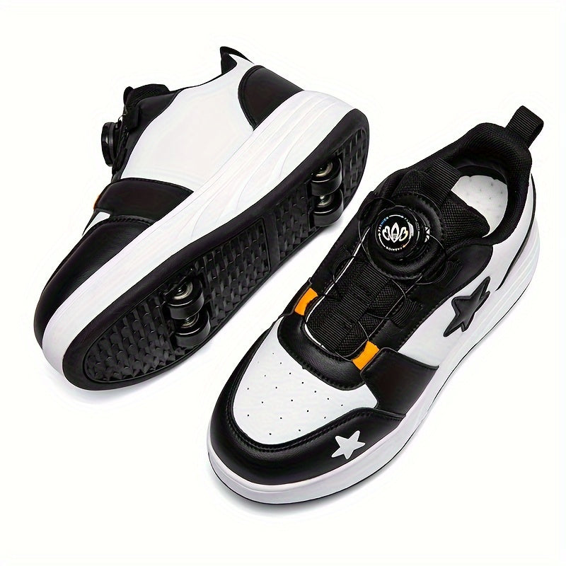 Kids Roller Skates Shoes Roller Shoes Boys Girls Wheel Shoes Roller Sneakers Shoes With Wheels