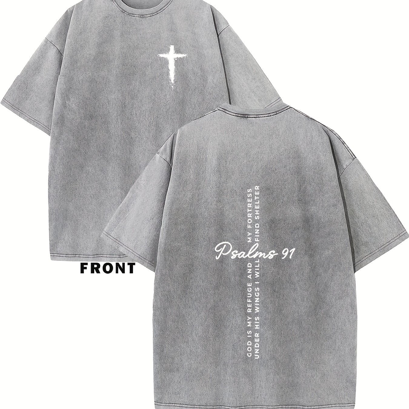 JESUS High-quality pure cotton T-shirt, short sleeved round neck T-shirt, more suitable for summer wear, print pattern can be washed with water