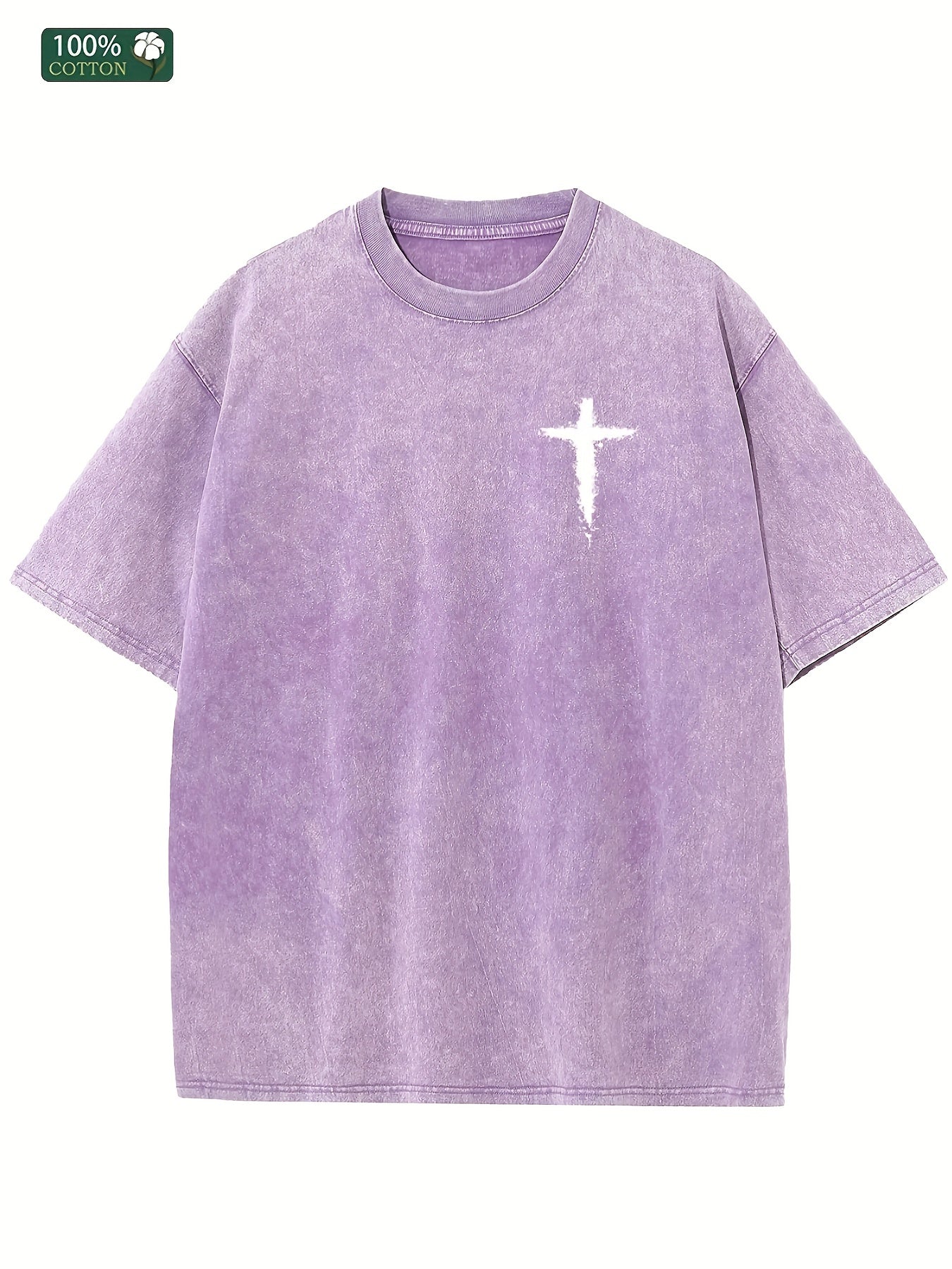 JESUS High-quality pure cotton T-shirt, short sleeved round neck T-shirt, more suitable for summer wear, print pattern can be washed with water