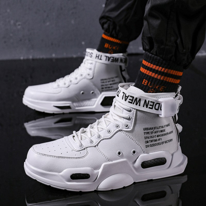 Men' S Fashionable Sports Shoes High Top Walking Shoes Sports And Casual Shoes Fashionable Sports And Fashionable Men' S Shoes